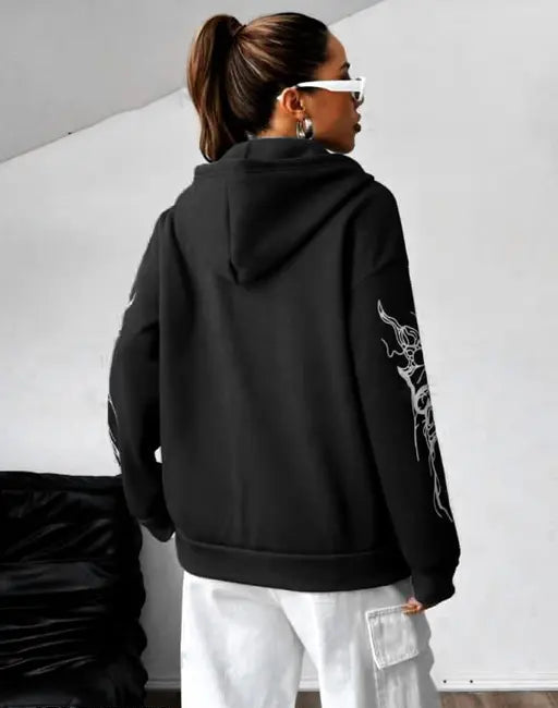 LATEST NOTHING ZIPPER HOODIE, SWEATSHIRT FOR WOMEN, ZIPPER HOOD SWEATSHIRT