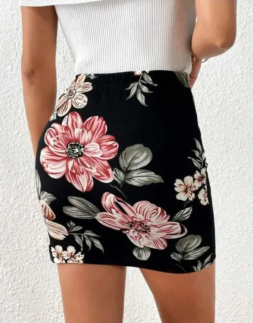 Mini printed sexy styliest sot women Skirt